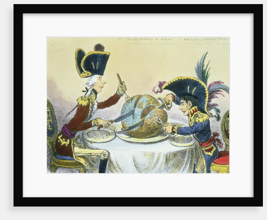 The Plum Pudding in Danger, 1805 by James Gillray