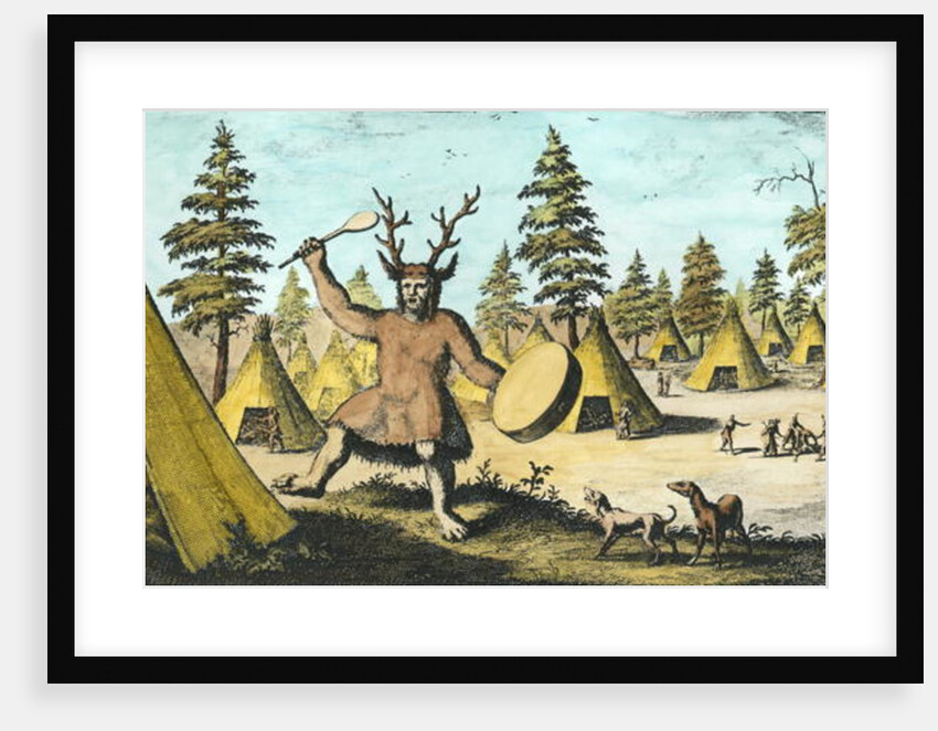 Native American Shaman by Dutch School