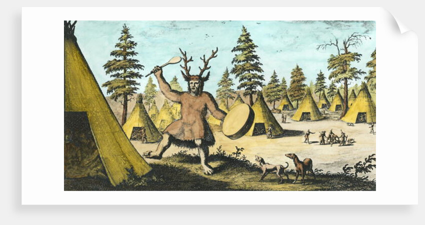 Native American Shaman by Dutch School