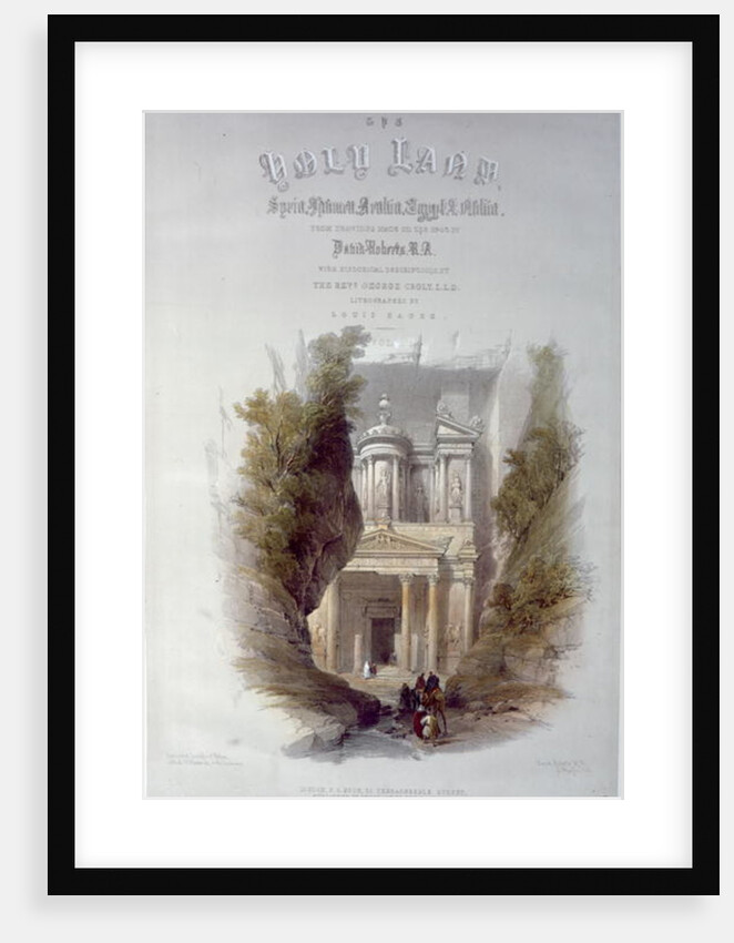 Frontispiece to 'The Holy Land' by David Roberts