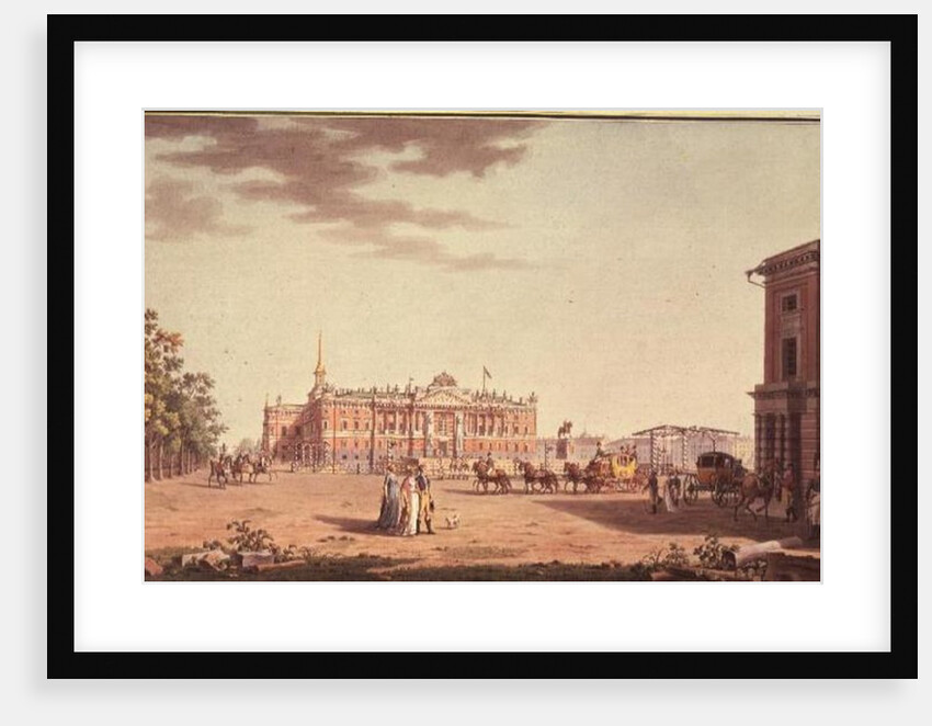 Front facade of St.Michael's Castle, St. Petersburg by Benjamin Patersson