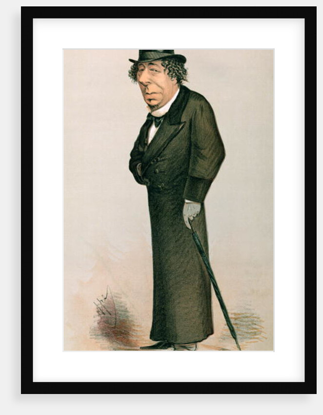 Disraeli, Benjamin: cartoon from Vanity Fair, Jan 30, 1869 by Carlo Pellegrini