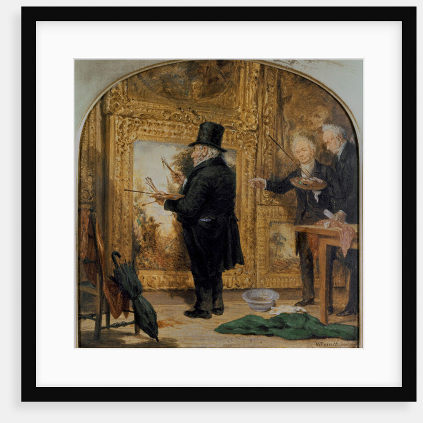 J.M.W. Turner on Varnishing Day, 1846 by William Parrott