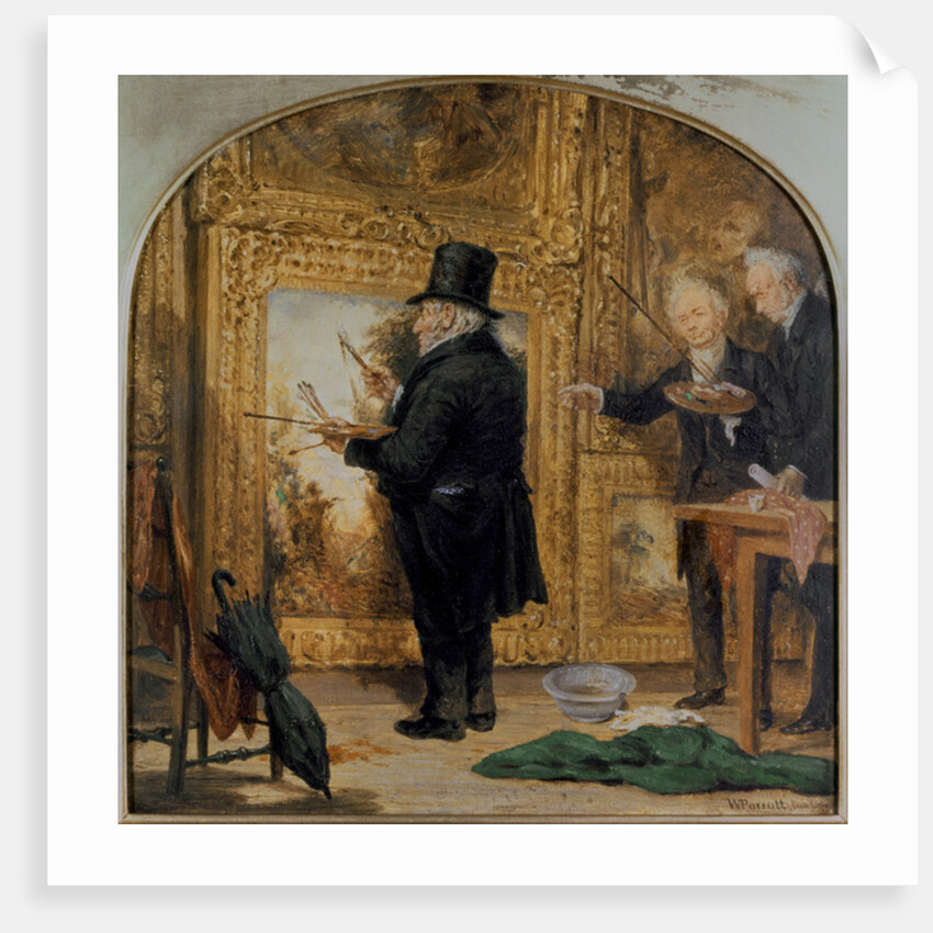J.M.W. Turner on Varnishing Day, 1846 by William Parrott