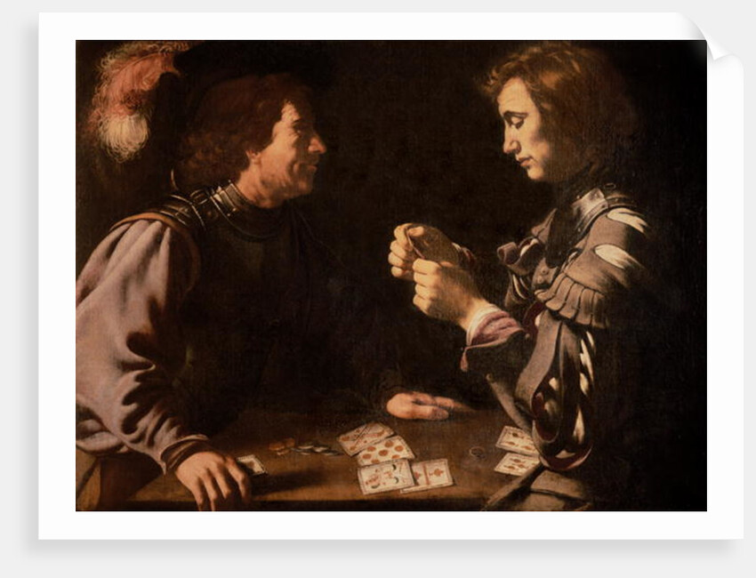 The Gamblers by Michelangelo (follower of) Caravaggio