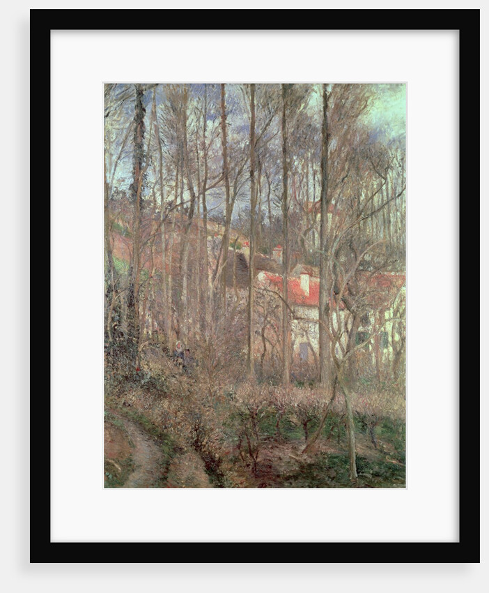 The Cote des Boeufs at L'Hermitage, Pontoise, 1877 by Camille Pissarro