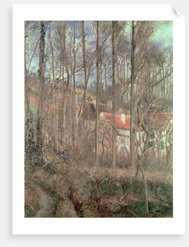 The Cote des Boeufs at L'Hermitage, Pontoise, 1877 by Camille Pissarro