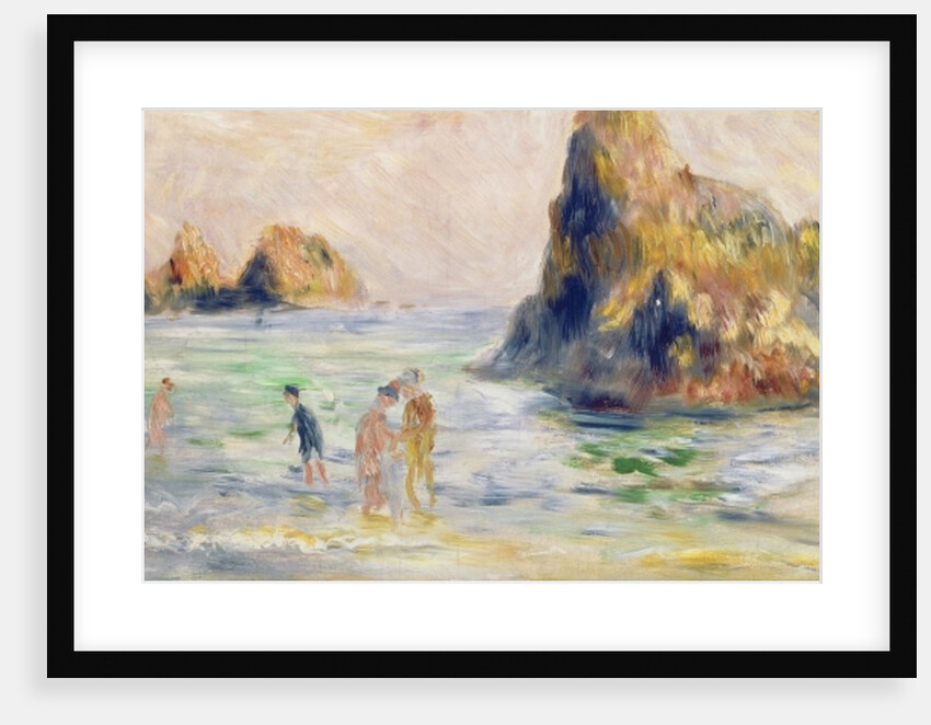 Moulin Huet Bay, Guernsey, c.1883 by Pierre Auguste Renoir