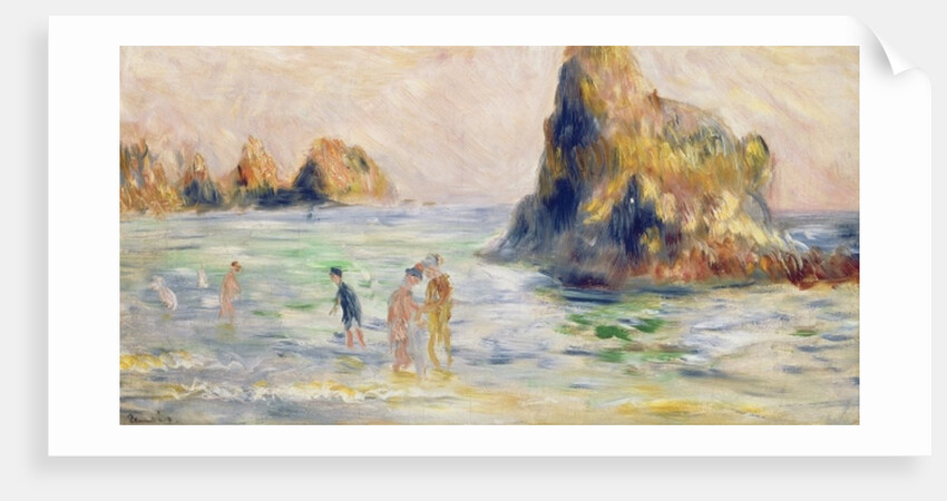 Moulin Huet Bay, Guernsey, c.1883 by Pierre Auguste Renoir