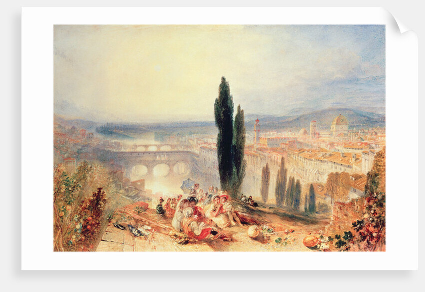 Florence from near San Miniato by Joseph Mallord William Turner