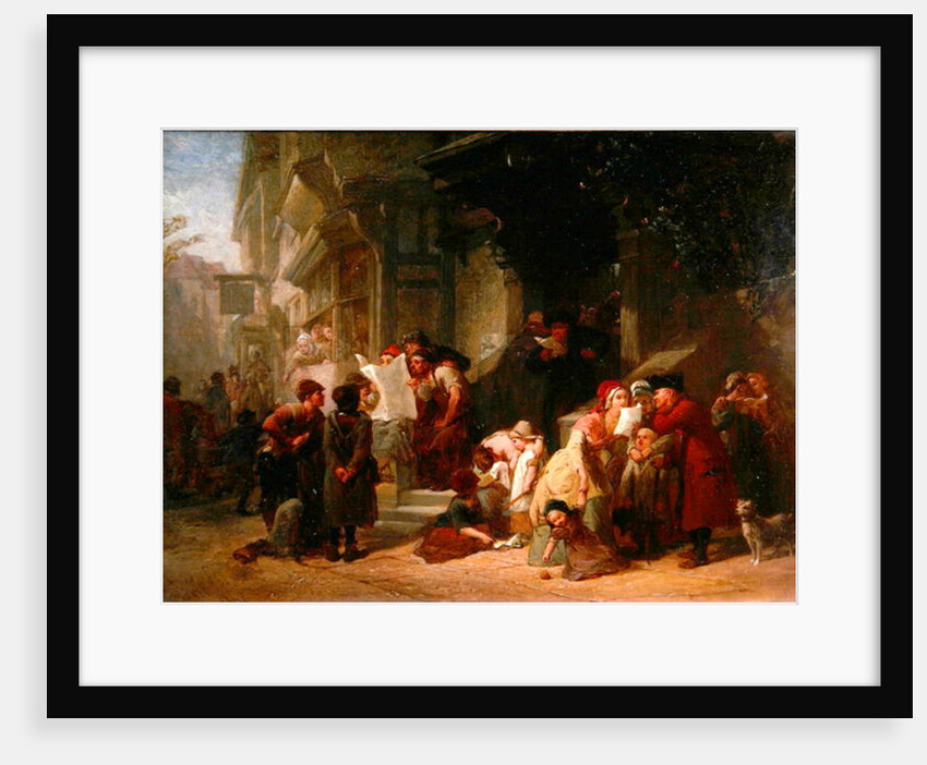 The Village Post Office by Frederick Goodall