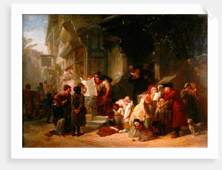 The Village Post Office by Frederick Goodall