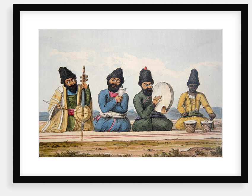 Persian Musicians from 'A Second Journey through Persia 1810-16' by James Justinian Morier