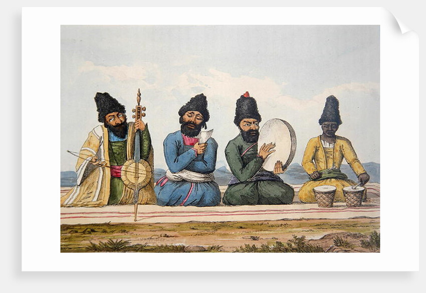 Persian Musicians from 'A Second Journey through Persia 1810-16' by James Justinian Morier