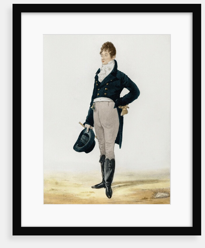 Portrait of George 'Beau' Brummell, 1805 by Robert Dighton