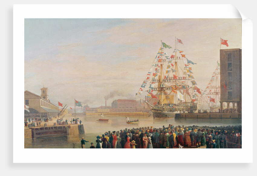 The Opening of St. Katherine's Dock, 25th October 1828 by William John Huggins