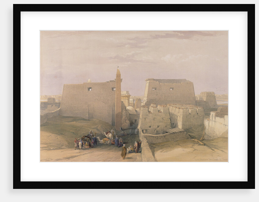 Grand Entrance to the Temple of Luxor by David Roberts