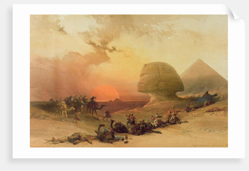 The Sphinx at Giza by David Roberts