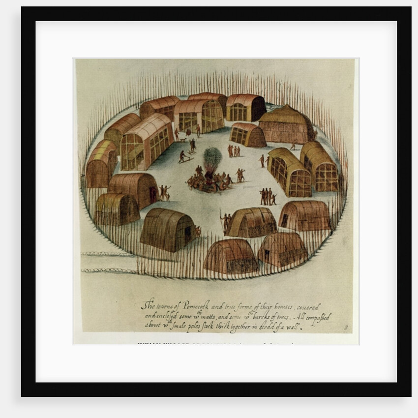 Indian Village of Pomeiooc by John White
