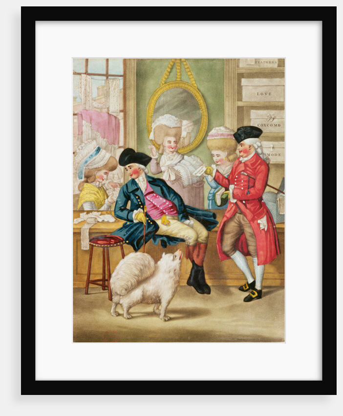 The Morning Ramble or the Milliners Shop, 1782 by Robert Dighton