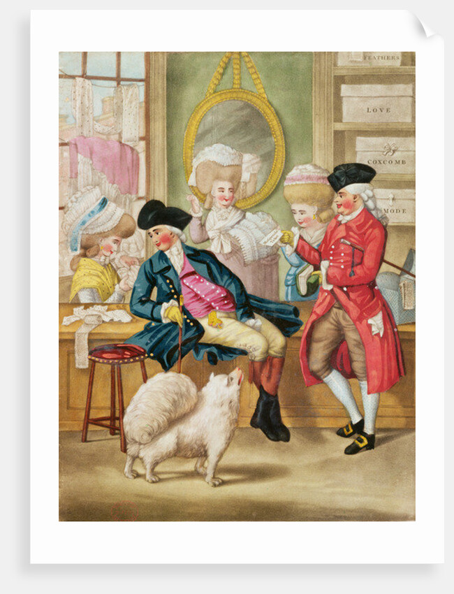 The Morning Ramble or the Milliners Shop, 1782 by Robert Dighton