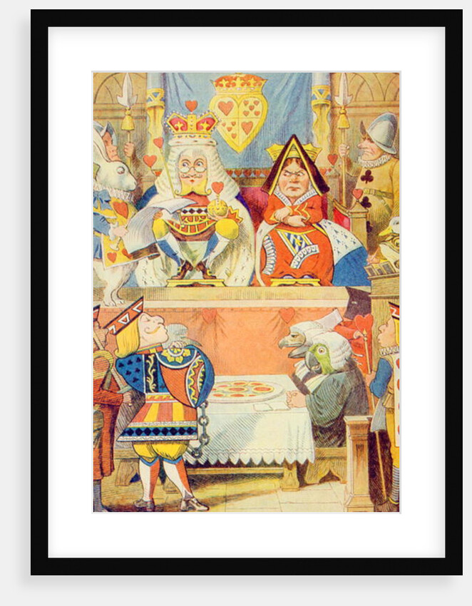 The Trial of the Knave of Hearts by John Tenniel
