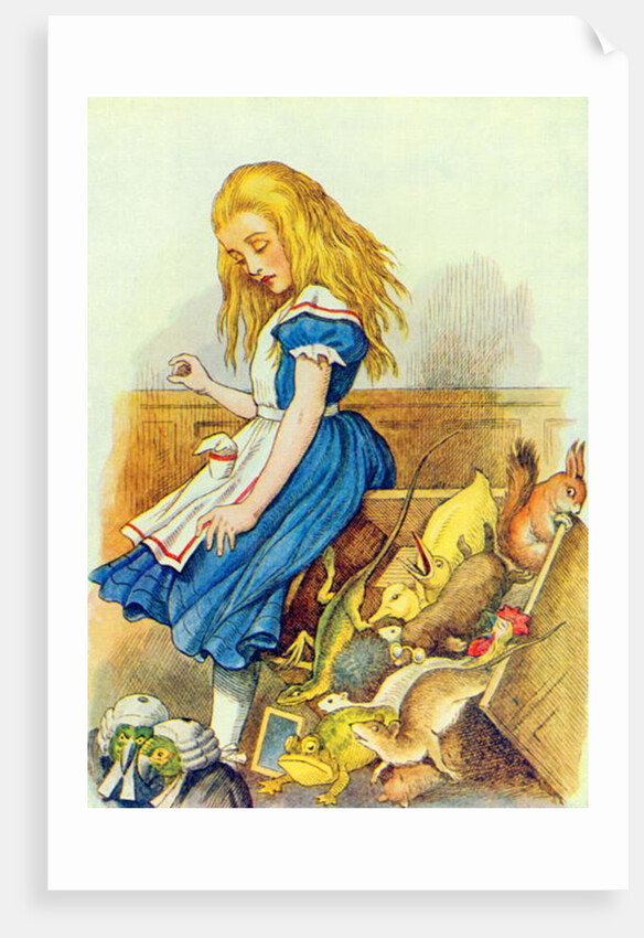 Alice Upsets the Jury-Box by John Tenniel