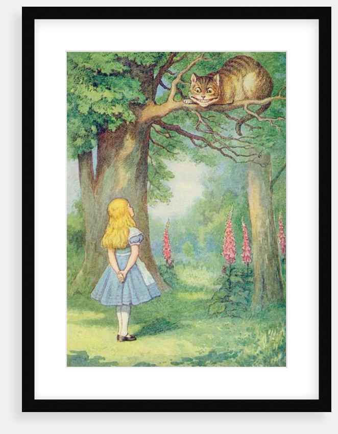 Alice et le chat du Cheshire, 1911 by John Tenniel