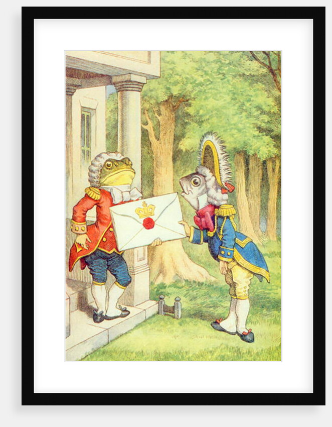 The Fish-Footman Delivering an Invitation to the Duchess by John Tenniel