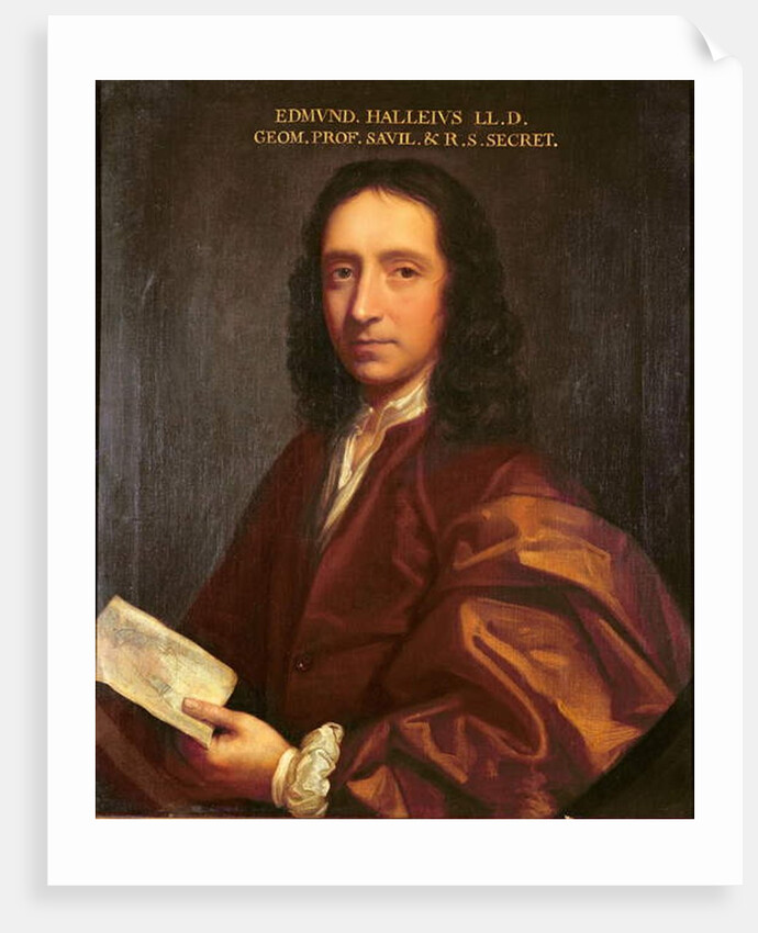 Portrait of Edmond Halley, c.1687 by Thomas Murray