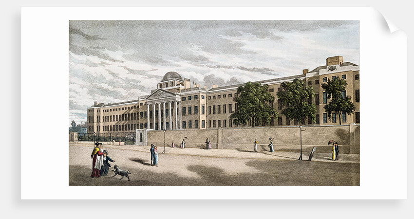New Bethlem Hospital, St. George's Fields by English School