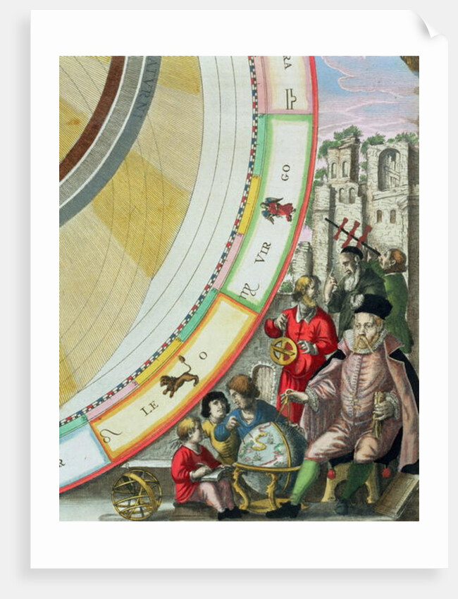 Tycho Brahe by Andreas Cellarius