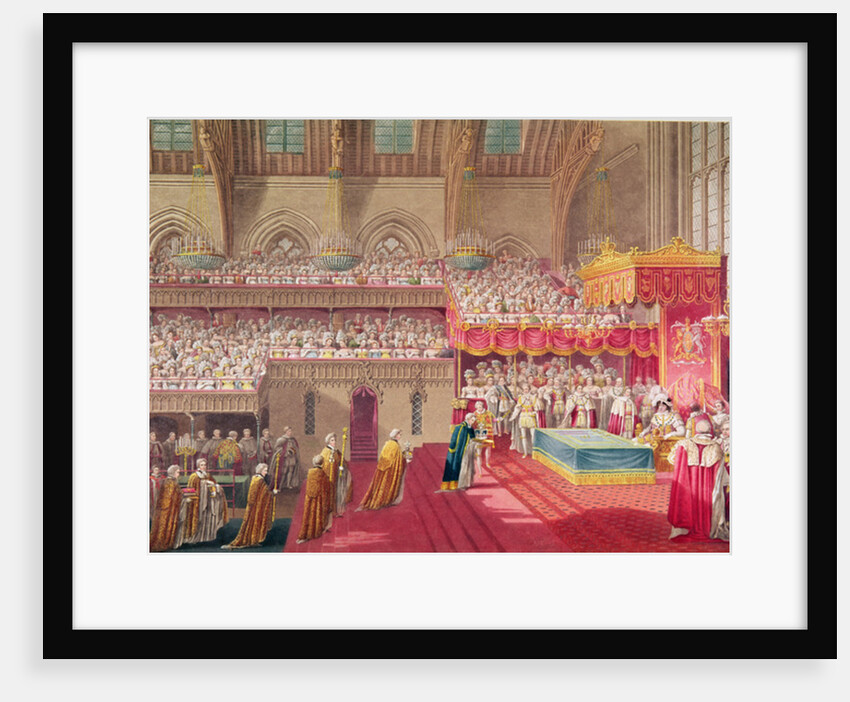 Procession of the Dean and Prebendaries of Westminster bearing the Regalia by Charles (after) Wild