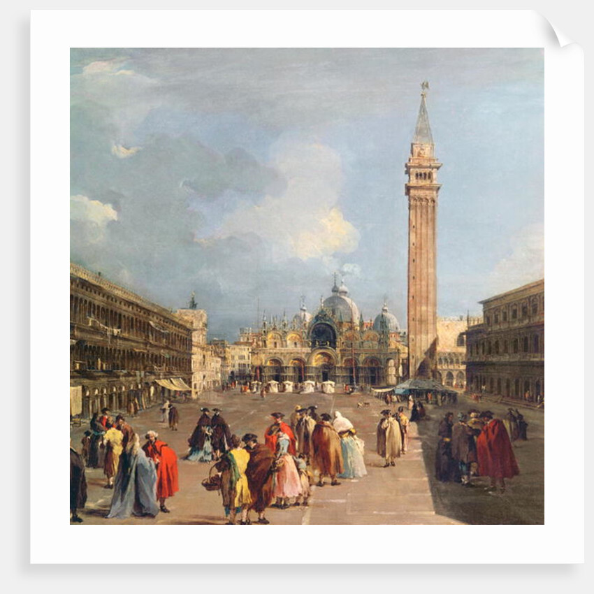 Piazza San Marco, Venice, c.1760 by Francesco Guardi