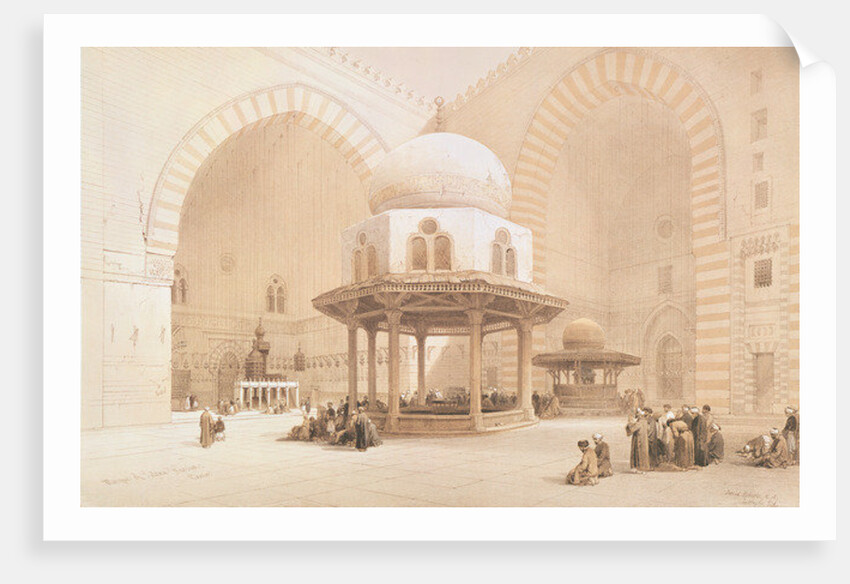 Mosque of Sultan Hassan, 1848 by David Roberts