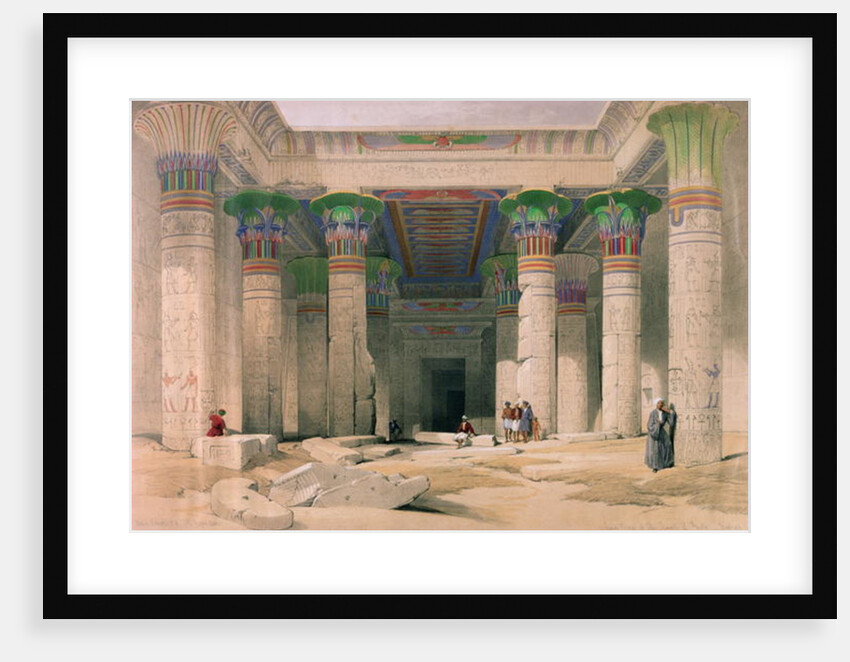 Grand Portico of the Temple of Philae, Nubia by David Roberts