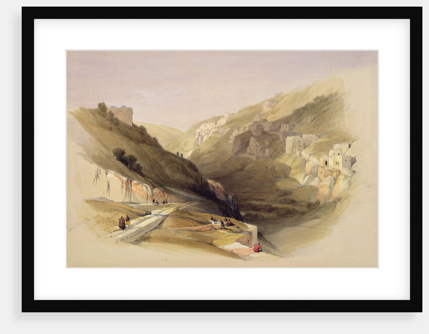 The Pool of Siloam, from Volume II of 'The Holy Land'; engraved by Louis Haghe published in London, 1842 by David Roberts