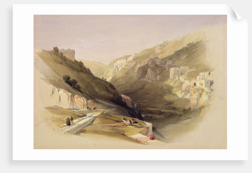 The Pool of Siloam, from Volume II of 'The Holy Land'; engraved by Louis Haghe published in London, 1842 by David Roberts