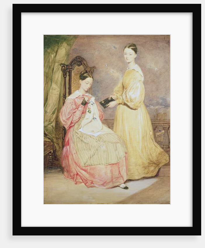 Portrait of Florence Nightingale and her sister, Frances Partenope Lady Verney, 19th by William White