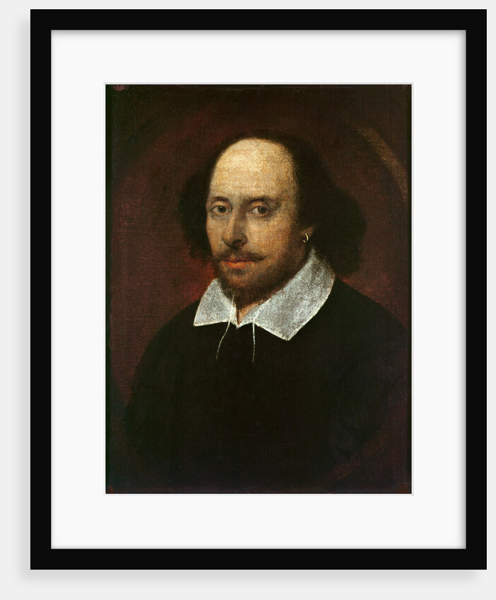William Shakespeare, c.1610 by John Taylor