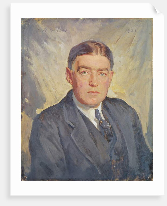 Portrait of Sir Ernest Shackleton 1921 by Reginald-Grenville Eves