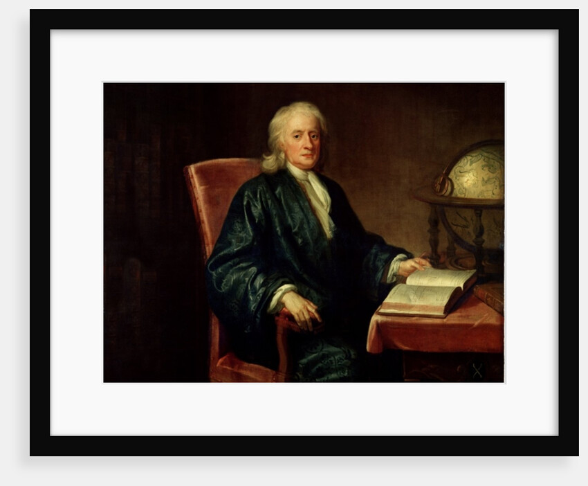 Portrait of Isaac Newton, c.1726 by Enoch (after) Seeman