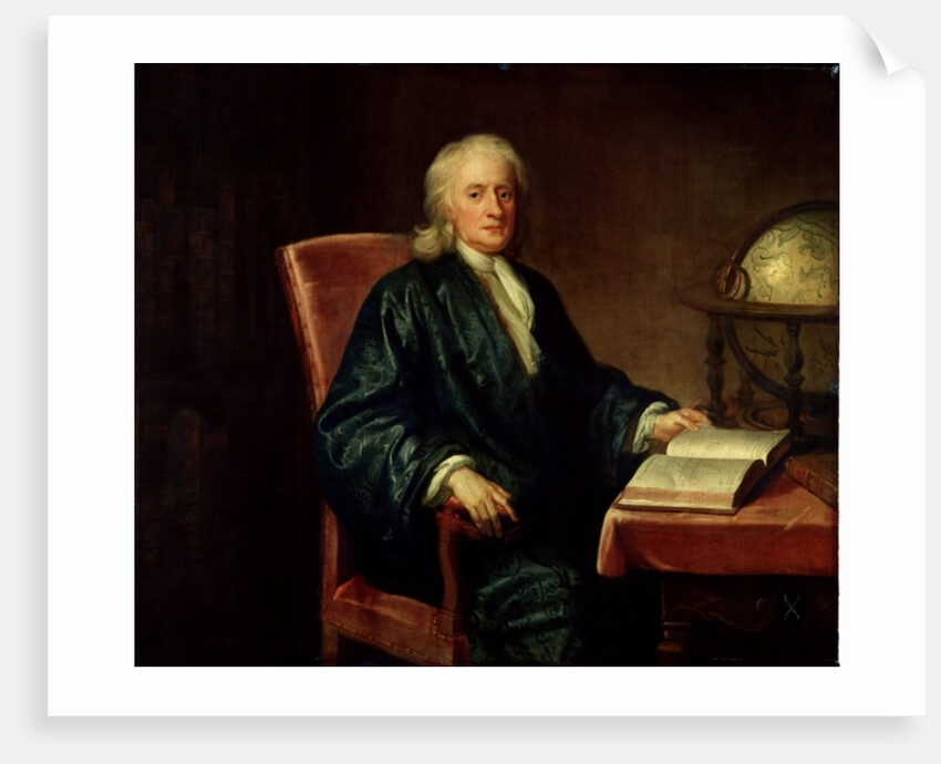 Portrait of Isaac Newton, c.1726 by Enoch (after) Seeman