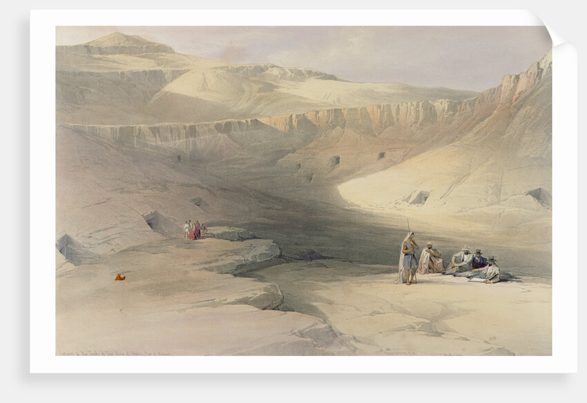 Entrance to the Valley of the Kings by David Roberts