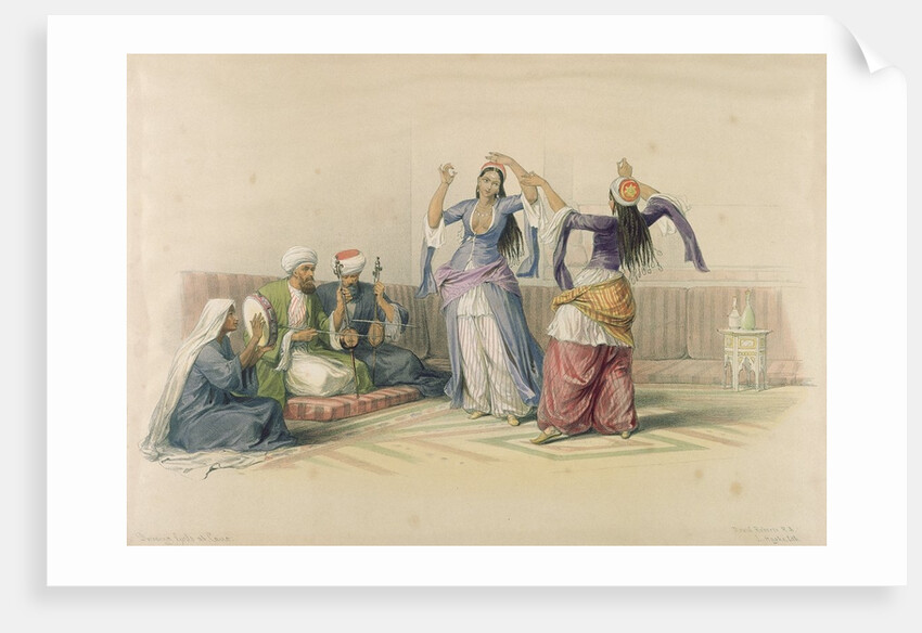 Dancing Girls at Cairo by David Roberts