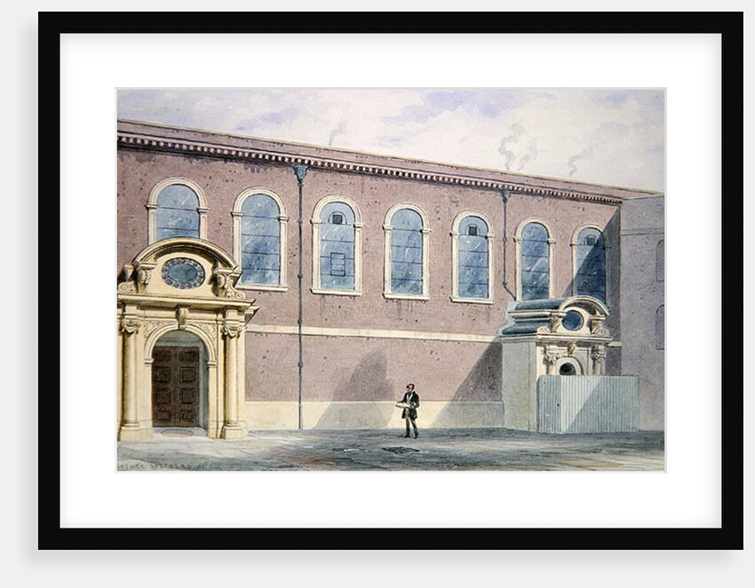 Haberdashers Hall, 1852 by Thomas Hosmer Shepherd