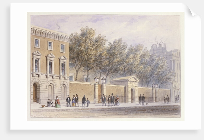 The New Entrance to Grocers' Hall, 1854 by Thomas Hosmer Shepherd