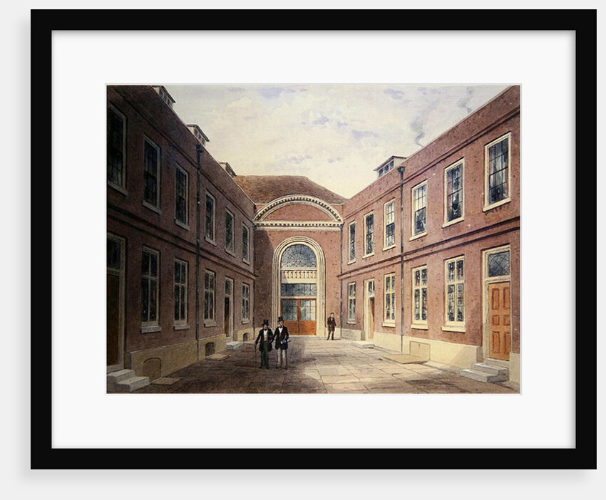 The Inner Court of Girdlers Hall Basinghall Street, 1853 by Thomas Hosmer Shepherd