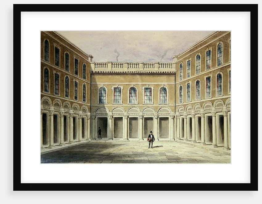 The Inner Court of Drapers' Hall, 1854 by Thomas Hosmer Shepherd