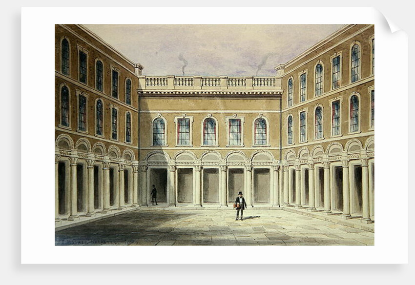 The Inner Court of Drapers' Hall, 1854 by Thomas Hosmer Shepherd